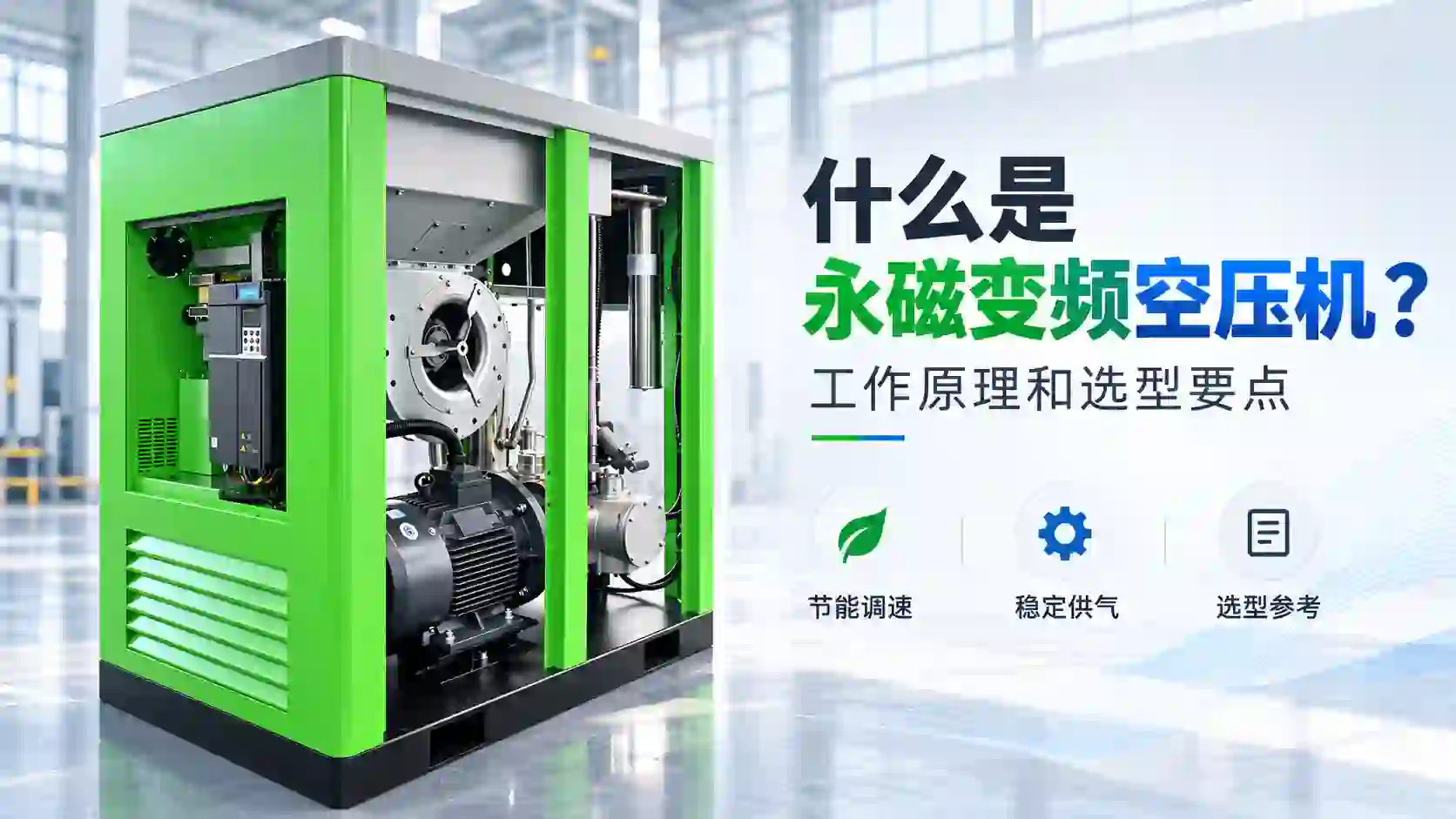 什么是永磁变频空压机？工作原理和选型要点