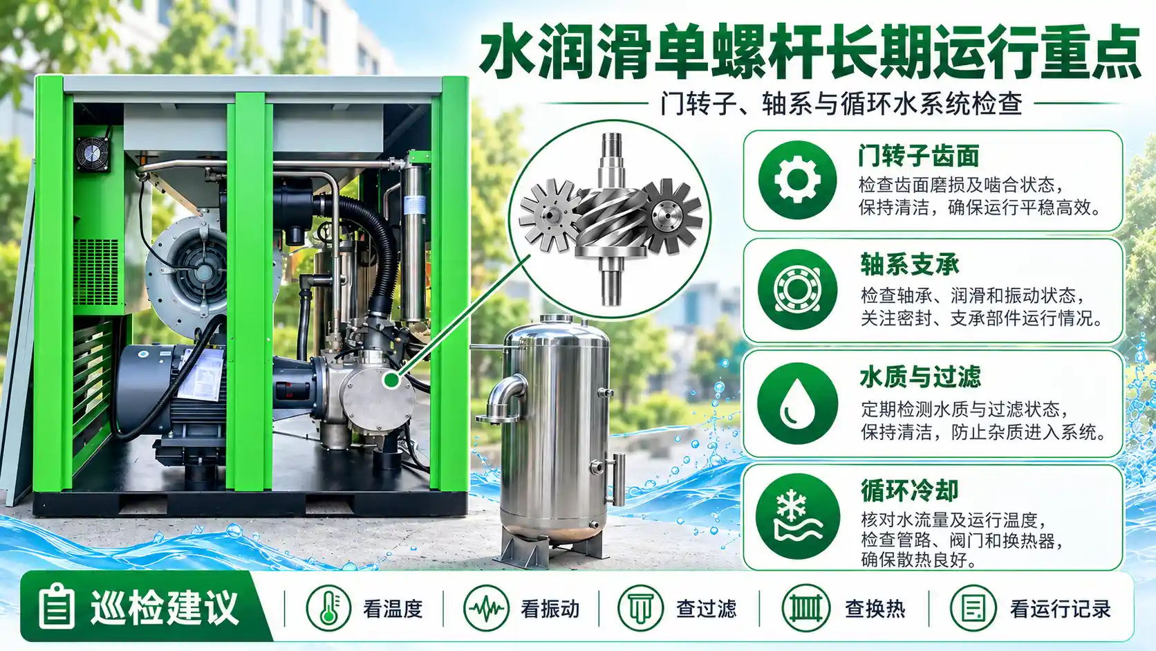 水润滑单螺杆长期运行重点图片