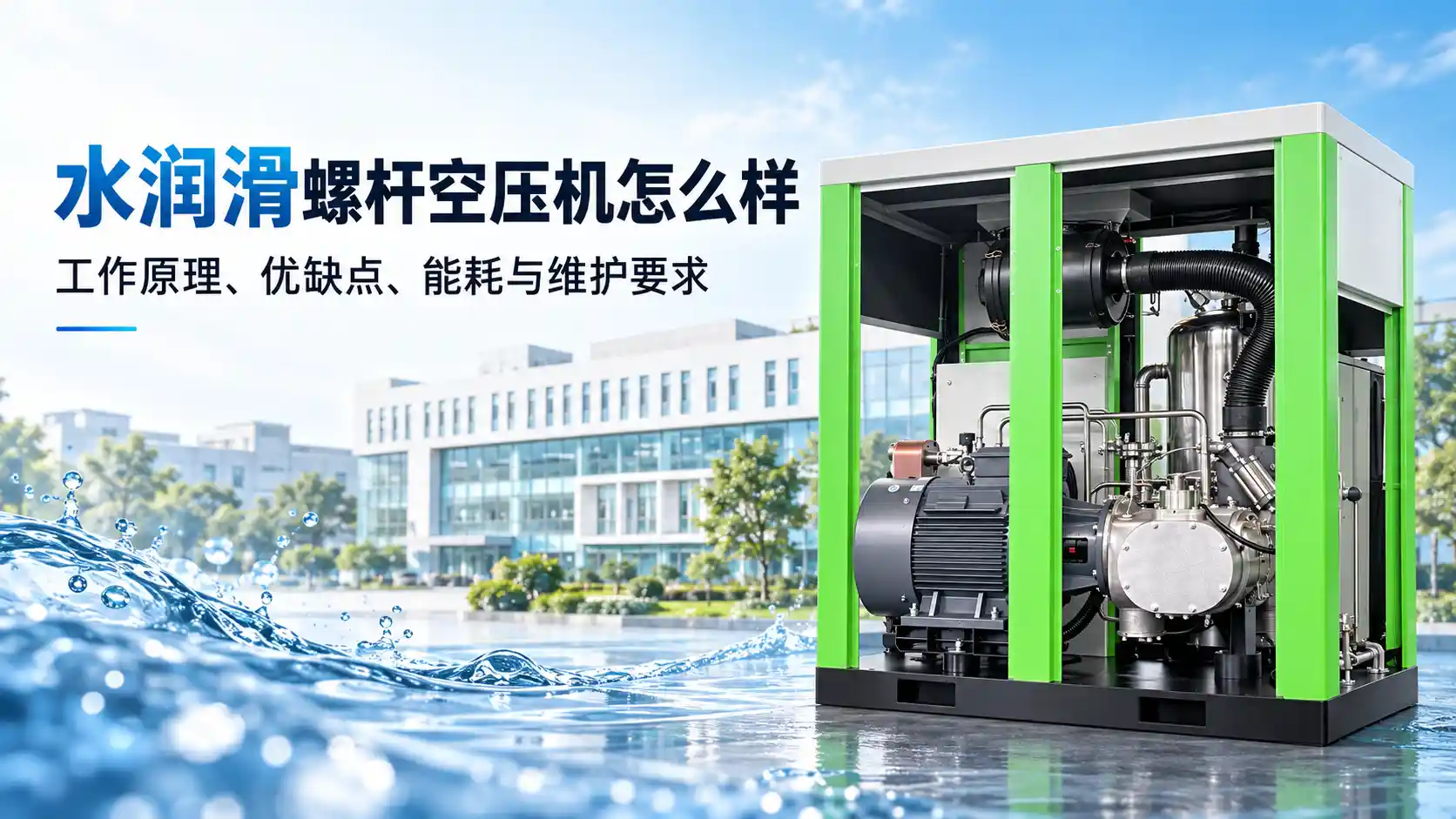 水润滑螺杆空压机怎么样图片